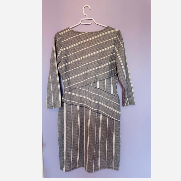 Anthropologie maeve Wrapped Striped Column Dress - Picture 5 of 6